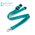 China wholesale custom promotional polyester sublimation printed neck lanyard for keys